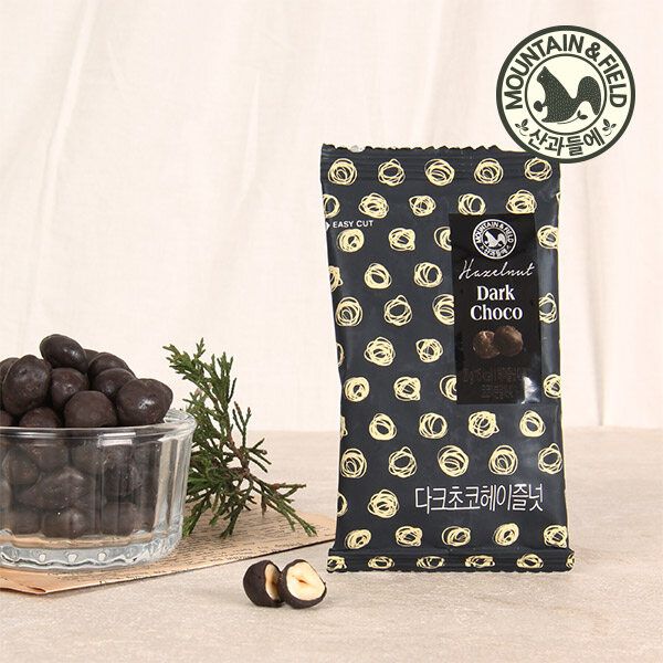 [Sangwadeulae] [G] Dark Chocolate Hazelnuts 30 Bags / Chocolate Balls, Dark Chocolate Hazelnuts x 30 Bags