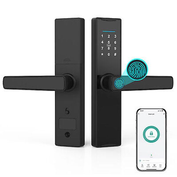 Tuya Smart Lock Fingerprint Lock Keypad Lock Biometric Door Lock for Home Y1V5