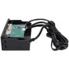 USB 3.0 Front Panel hub, Multi-Functional Internal Card Reader Dashboard, 5.25-inch PC Front Panel Support M2, MSO, Memory, MS, XD, 64G CF Card, for Computer case