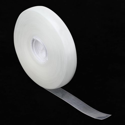 Yolev Clear Elastic Strap 1CM Wide Elastic Band High Flexibility Clear Elastic for DIY Shoulder Bra Clothes Sewing Project (10M, Transparent)