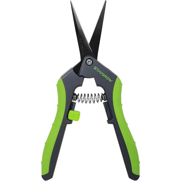 6.5" Gardening Scissors, Sharp Plant Trimming Scissors for Precise Cuts, Stainle