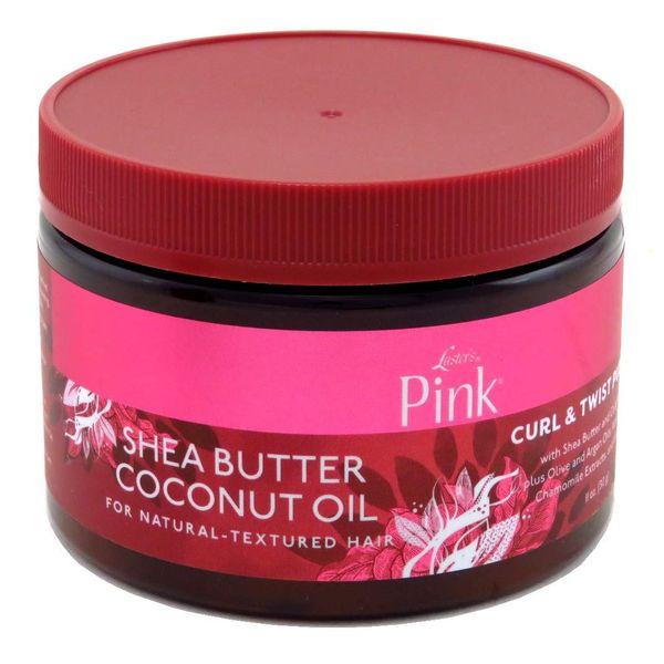 Lusters Pink Shea Butter & Coconut Oil Curl Pudding 11 Ounce (2 Pack)