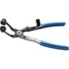 BGS 477 | Hose Clamp Pliers | Bent Type | with Ratcheting Function | 220 mm