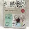 Doodle World Map Pillowcase with Washable Markers Eatsleepdoodle New