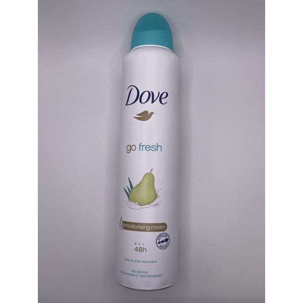 Dove Go Fresh Pear & Aloe Antiperspirant 48 Hr Fresh Deodorant Spray, 150ml