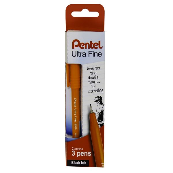 Pentel Ultra Fine 0.6mm 3pc Wallet