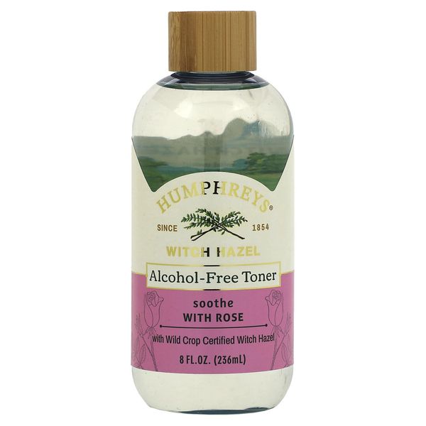 Witch Hazel, Alcohol Free Toner with Rose,  8 fl oz (236 ml)