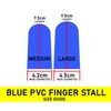 Twin Pack (Pair) - RE-GEN Blue Catering Kitchen Adjustable Dressing Cot Protection Finger Stall (Large)