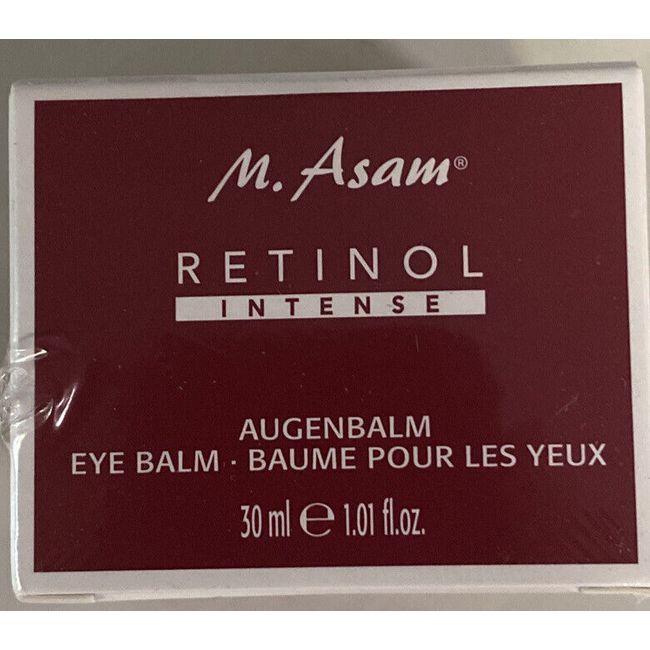 M Asam RETINOL INTENSE Eye BALM  Large 1oz NSIB HIGH Conentrate Luxury Cream