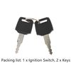 LABLT Aluminum Ignition Switch with Keys 27005-1129 Replacement for KLR650 1987-2007