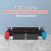 MEQI Grip Case Compatible with Nintendo Switch OLED, Unique Upgraded Designed with 5 Game Slots Comfortable & Ergonomic Grip Switch Accessories
