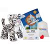 Cuddly White Leopard (16" Plush) No-Sew DIY Build-a-Plush Kit