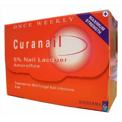 2 x Curanail 5% Nail Lacquer Amorolfine Fungal Nail Treatment - More Options Available