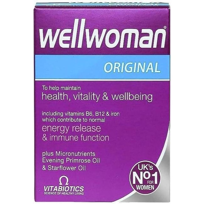 Wellwoman Vitabiotics Original Formula, 30 Count (Pack of 1)