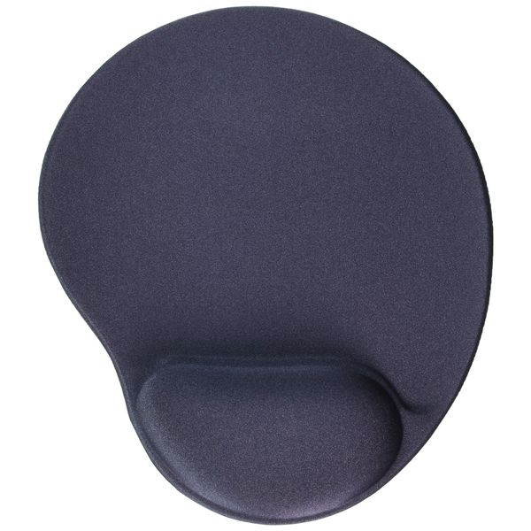 Compucessory 45163 Gel Mouse Pad, Wrist Rest, 9-Inch x10-Inch x1-Inch , Gray