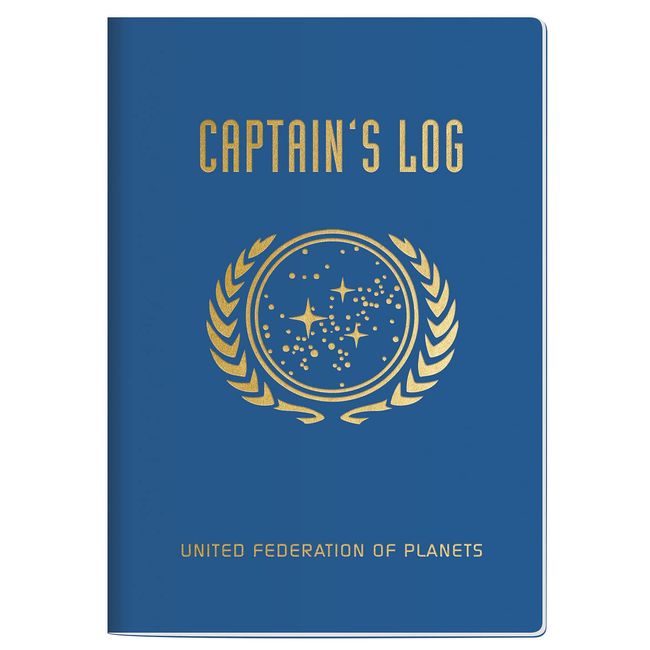 The Unemployed Philosophers Guild Star Trek Captain's Log Passport Sized Mini Notebook