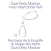 Dove Advanced Care Deep Moisture Hand Wash Refill 3 Pack Vegan Moisturizing