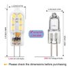 G4 LED Light Bulbs For Landscape Ceiling Under Counter Puck Lighting Clear White