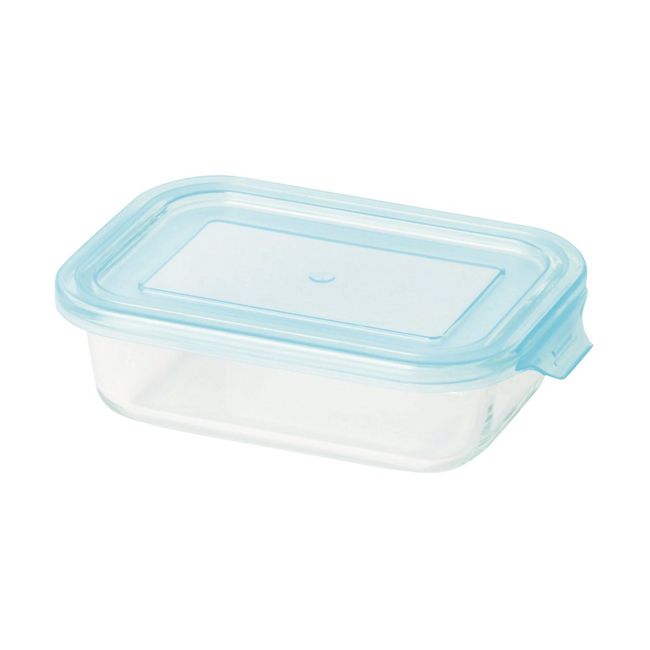 Pearl Metal HB-2855 Storage Container, Heat Resistant, Rectangular, 11.8 fl oz (350 ml)