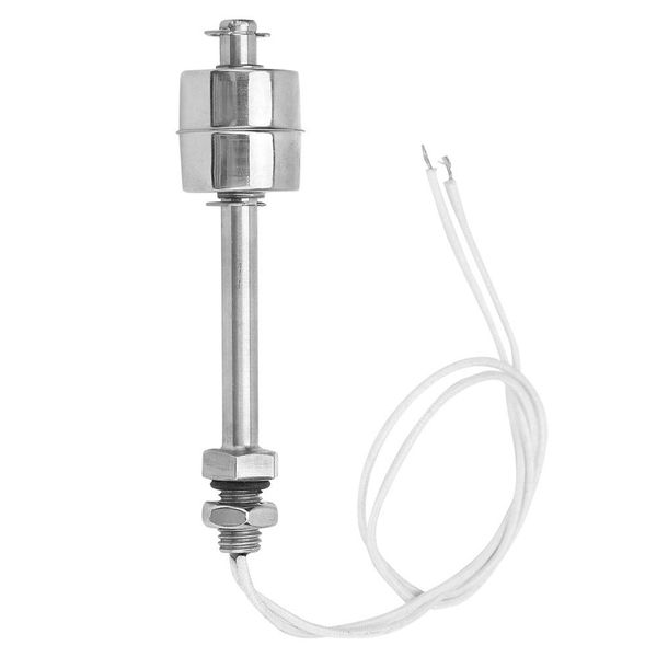 Water Level Sensor 0~220V Stainless Steel Liquid Water Level Sensor Float Switch for Pool Can(100mm)