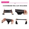 BERON Bald Head Wigs for Halloween Cosplay Costume (Black)