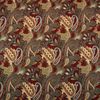 MICROFIBRES CARAVAN GARNET RED PAISLEY MATELASSE MULTIUSE FABRIC BY YARD 55"W