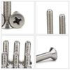 Elantek #2-56 UNC 304-Stainless Steel Phillips Flat Head Countersunk Machine Screws Nuts Assortment Kit