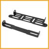 Partuto Black Universal Motorcycle Adjustable License Number Plate Frame Replacement
