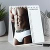 Personalised Desk Calendar. Hot Hunks Calendar