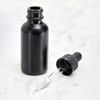 Cornucopia 1oz Black Coated Glass UV Resistant Eye Dropper Bottles (6 pack)