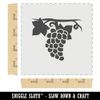 Grapes on The Vine Wall Cookie DIY Craft Reusable Stencil - 4.5 Inch