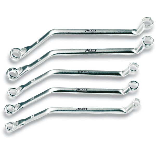 HAZET 4968/5 Hexagon Profile Brake Bleeding Wrench Set - Multi-Colour