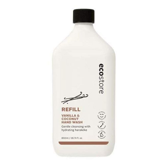 ecostore Hand Wash Refill, Vanilla & Coconut, 28.5 fl oz (850 ml), Soap Refill