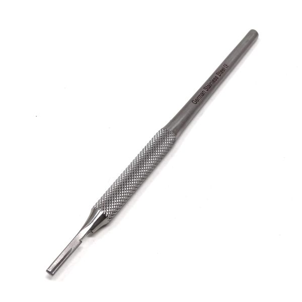 Premium Quality Round Scalpel Handle #3, Stainless Steel (Fits Size 9-16 Scalpel Blades)