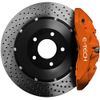Netagon Car Brake Caliper Quick Drying High Performance Temperature Rating 220 C Paint Kit Set (Orange)