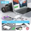 LBSC SD Card Reader, 5 in 3 USB 3.0 / Type C Card Reader, Compatible with iPad, Read/Write Simultaneously, Rapid Charging, No Setup, Two-Way High Speed Data Transfer,