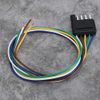Trailor4 Way Flat - 5 Pin Flat Plug 5 Way Flat Trailer Wire Harness Extension Connector Plug 25inch