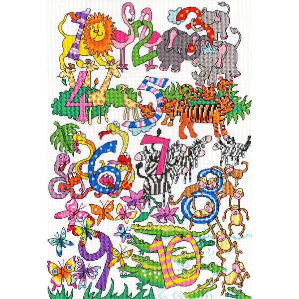 Bothy Threads Cross Stitch Kit - Number Fun