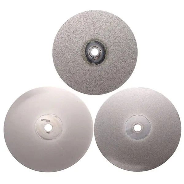 3 Pieces 6" Diamond Wheel Diamond Coated Diamond Grinding Disc Grinding Wheel (120#-400#-1200#)