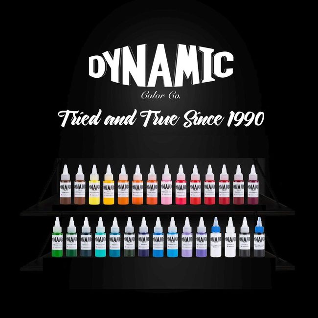 Dynamic Ink - Black 8 Ounce Tattoo Ink Bottle