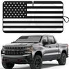 For GMC Sierra 1500 US Flag Car Windshield Sunshade Foldable Sun Shield Cover