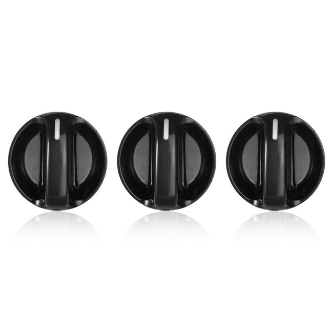 AC Climate Control Knobs Fits for Toyota Tundra - Air Conditioner Heater Control Switch Knob for 99 00 01 02 03 04 05 06 Toyota Tundra, Replacement for The Part# 55905-0C010, Pack of 3