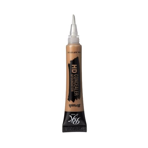 Ruby Kisses HD Concealer & Foundation Flawless Full Cover Brush Face Makeup RKBC (Fawn)
