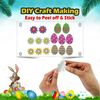 HOVUK 48PCS Easter Window Stickers for Church Easter Supplies | Easter Clings for Easter Basket Stuffers | Classroom Easter Crafts for Spring Decorations