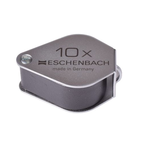 ESCHENBACH 1176-10 Folding Metal Magnifier 10x Magnification Inspection Loupe