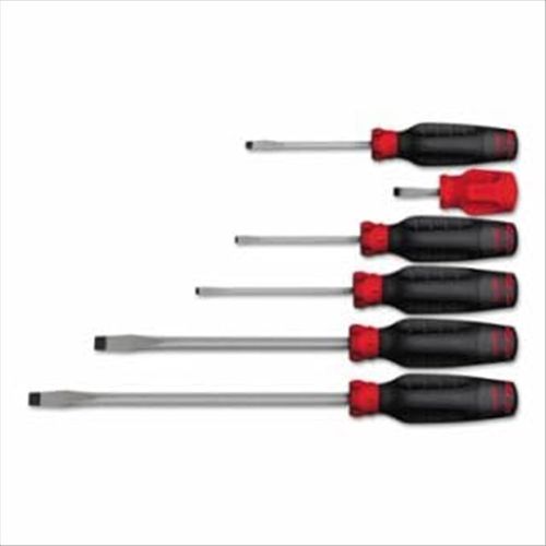 Proto J1206SRFF 6PC ROUND FLAT BLADE SCRW SET