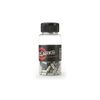 Clarks Cycle Systems Chrome Steel Gear Cable Outer Ferrules, Silver, Pack of 100