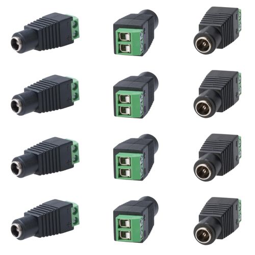 Cctv4Less Female DC Power Adapter 5.5mm x 2.1mm Connector for CCTV Camera (10/20/30/50/100 Pack) (10)