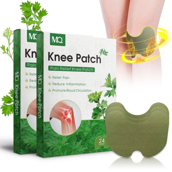 48 Pcs Schmerzlinderung Patch, Knie Wärmepflaster, Anti Schmerz Pflaster, Knieschmerzlinderung, Pain Relief Patch, Wärmepflaster für Rücken Nackenschmerzen