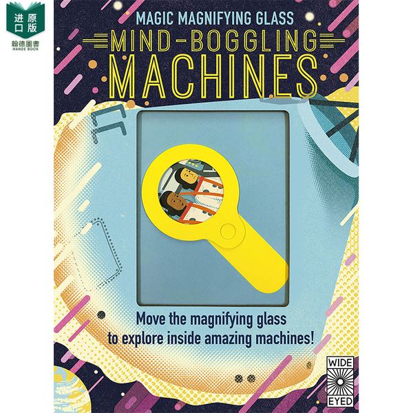 【预售】【翰德图书】【Magic Magnifying Glass】Mind-Boggling Machines 【魔法放大镜】令人难以置信的机器 英文原版图书籍正版 青少年读物